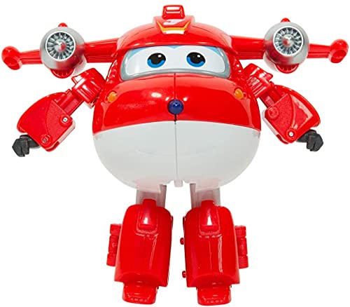 Super Wings EU740283 Jett Supercharged 5 Pulgadas Transformador Personaje