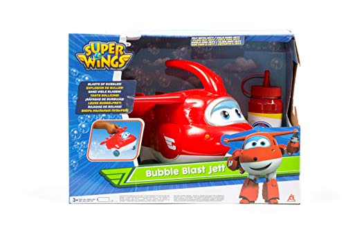 Super Wings- Series 1 Juguete de máquina de Burbujas, Color Rojo/Blanco, Talla única (Alpha Animation & Toys Ltd EU721211)