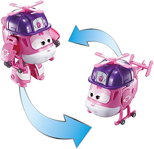 Super Wings Vehículo Transformador | Serie 3 | Rescue Dizzy | Avión | BOT | Figura de 5 Pulgadas, Color Mixto, Talla única (Alpha Group Co, Ltd EU730222)