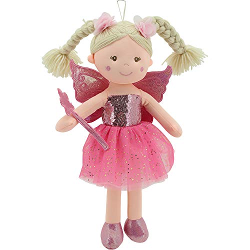 Sweety Toys 11803 - Muñeca de Peluche (45 cm), diseño de Hada, Color Rosa