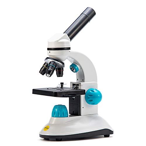 Swift Microscopio para niños SW50, 40X-400X Microscopios monoculares con Kit de Accesorios