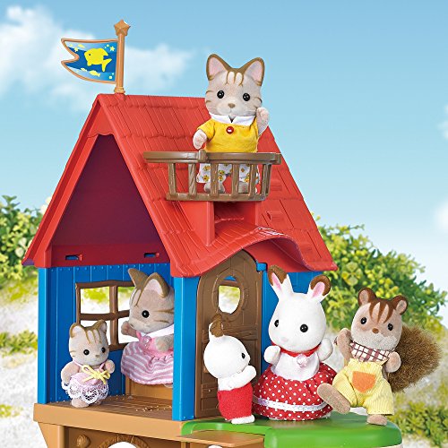 SYLVANIAN FAMILIES- Secret Island Playhouse Casa de Mini muñecas y Accesorios, Multicolor (Epoch para Imaginar 5229)