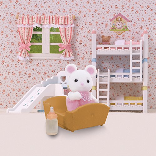 SYLVANIAN FAMILIES- White Mouse Baby Mini Muñecas y Accesorios, Multicolor (Epoch para Imaginar 5069)