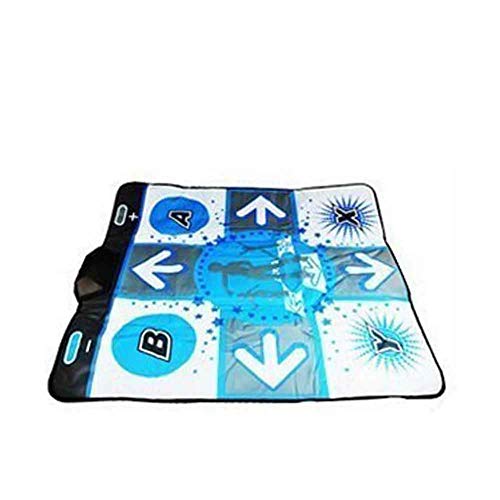 Szlsl88 Dancing Pad para Wii, Juego Baile Danza Revolution Tapete, Anti Deslizante Pie Estampado Danza Manta para Wii