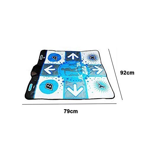 Szlsl88 Dancing Pad para Wii, Juego Baile Danza Revolution Tapete, Anti Deslizante Pie Estampado Danza Manta para Wii