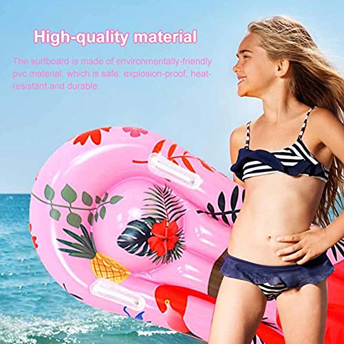 Tabla de Surf Inflable para Niños, Cama Flotante, Piscina Inflable, Flotador, Piscina de Flamencos, Fila Flotante, Verano, Alfombra de Agua para Niños, Tabla de Surf Inflable