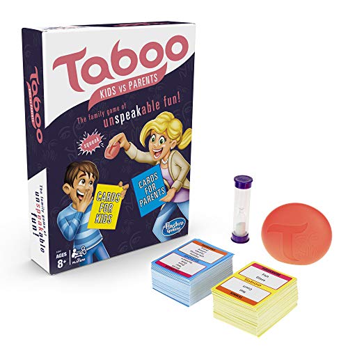 Taboo Juego de Mesa Infantil contra Padres a Partir de 8 años.