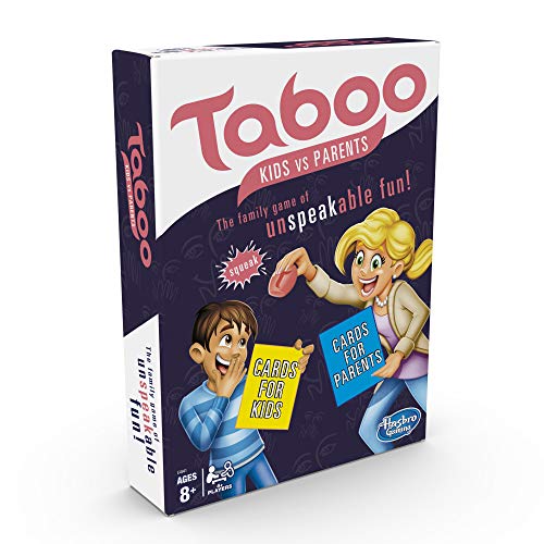 Taboo Juego de Mesa Infantil contra Padres a Partir de 8 años.