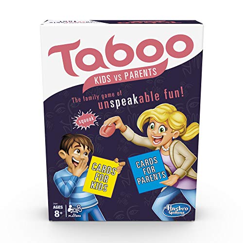 Taboo Juego de Mesa Infantil contra Padres a Partir de 8 años.