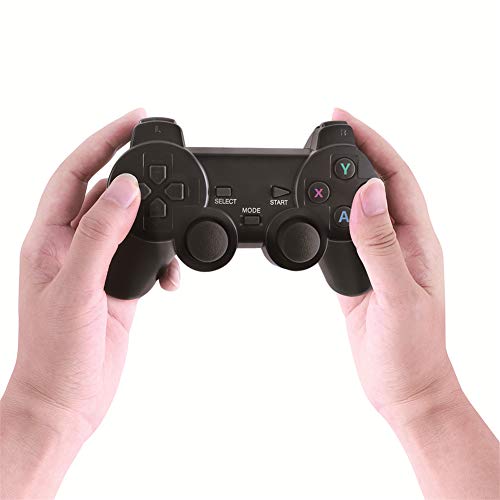 taianle Consola de Juegos Retro USB Consola inalámbrica Game Stick Consola de Videojuegos HD Salida de TV HDMI 4K Regalo de Doble Jugador para Adultos y niños (Controlador y Game Stick(64G))