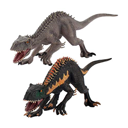 taianle Niños 30 Cm / 12 Pulgadas Parque Jurásico Dinosaurios Juguete Jurásico Indominus Rex Figuras de Acción Boca Abierta Dinosaurio Mundo Animales Modelo Niños Juguete Regalo