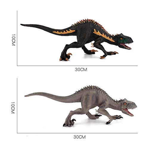 taianle Niños 30 Cm / 12 Pulgadas Parque Jurásico Dinosaurios Juguete Jurásico Indominus Rex Figuras de Acción Boca Abierta Dinosaurio Mundo Animales Modelo Niños Juguete Regalo