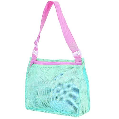 TAIPPAN Bolsa Juguetes Playa, Bolsa Plegable de Malla de Playa, Mochila De Playa para Niños Nadar Y Piscina Bolsa De Playa 20 * 24 * 7cm