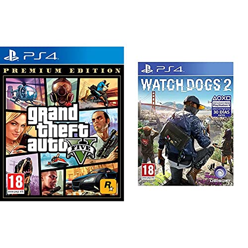 Take Two Interactive Spain Grand Theft Auto V Premium Edition + Ubisoft Spain Watch Dogs 2 Standard Edition