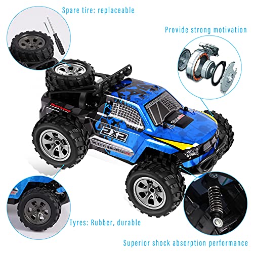 Tantselas Coche teledirigido RC 2.4 Ghz Radio Control Remoto Coche todoterreno juguete para niños adultos