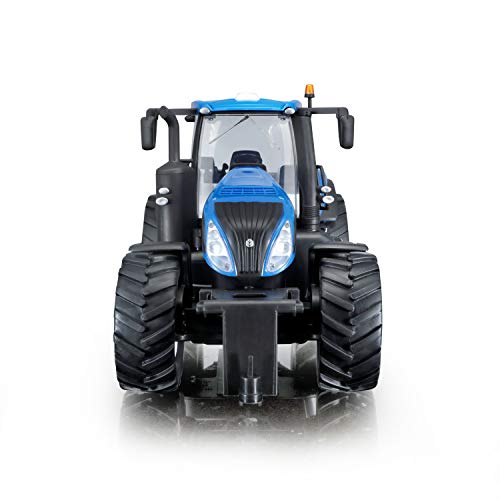 Tavitoys New Holland, 1/16 Farm Tractor, Not Incl. Batt. Azul (82026), Color (1)