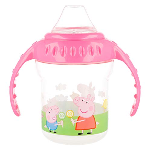 TAZA DE ENTRENAMIENTO 250 ML CON BOQUILLA DE SILICONA PEPPA PIG