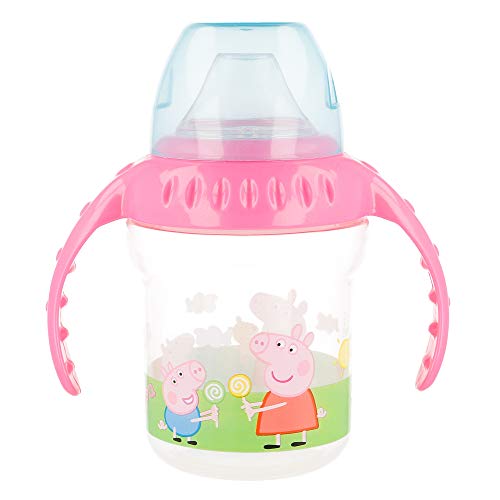 TAZA DE ENTRENAMIENTO 250 ML CON BOQUILLA DE SILICONA PEPPA PIG