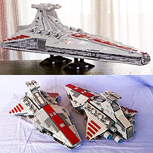 Technic modelo de crucero espacial, Mold King 21005, nave espacial MOC grande compatible con Lego Star Wars USC - 6685 piezas cruiser,112 * 59 * 31cm