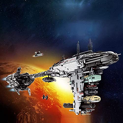 Technic Space Frigate Model, Mold King 21001, Nave Espacial Médica Compatible Con Lego Star Wars USC - 6388 Piezas A,118 * 25 * 55cm