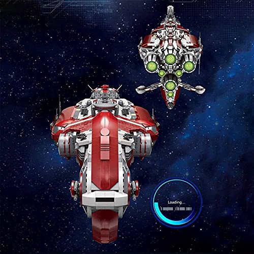 Technology Destroyer Model Kit, más de 8338 piezas bloques construcción nave espacial ciencia ficción estrellas grandes, grande compatible con Lego Star Wars USC cruiser,126 * 40 * 49cm