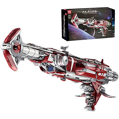 Technology Destroyer Model Kit, más de 8338 piezas bloques construcción nave espacial ciencia ficción estrellas grandes, grande compatible con Lego Star Wars USC cruiser,126 * 40 * 49cm