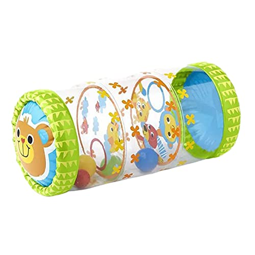 That Baby Roller - Cilindro Hinchable De Actividades con Bola De Campana para Bebé Andador Bebé Hinchable Baby Strides Roller