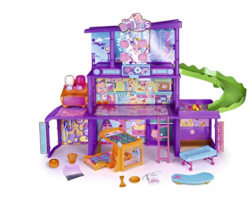 The Bellies - Bellies' House, Casa de Los Bellies para Niños y Niñas a Partir de 3 Años, Multicolor (Famosa 700015271) + Bellies- Kit de Cuidados para muñecos bebé (Famosa 700014343)