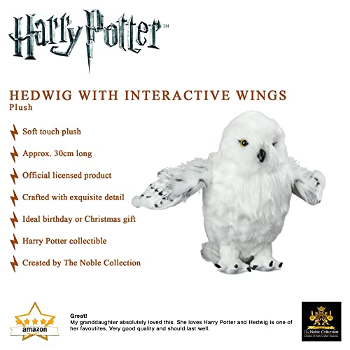 The Noble Collection Hedwig Plush - Posable Wings