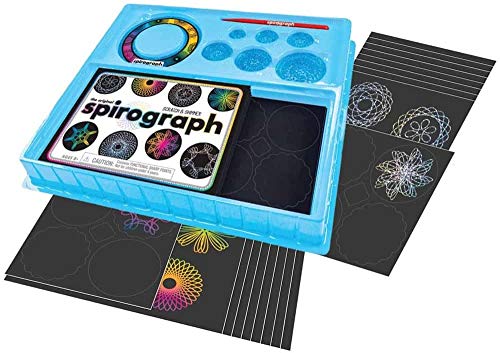 The Original Spirograph Set de arañazos y brillo, arte y manualidades, kit de manualidades, niños a partir de 8 años, regalo para niño o niña