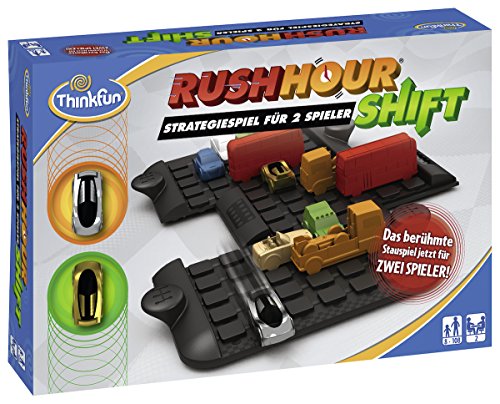 ThinkFun- Nein Rush Hour Shift Juego, Color Teal/Turquoise Green (Ravensburger 76306)