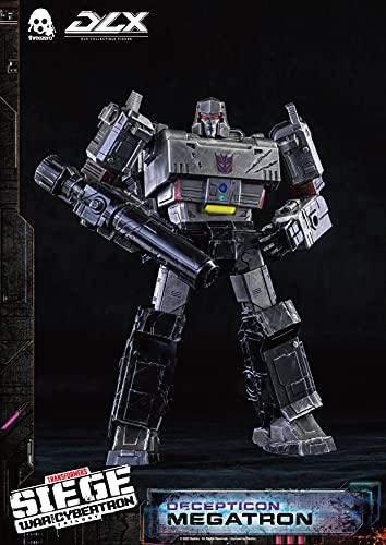 ThreeZero- Hasbro x Presenta Megatron Transformers: War For Cybertron Trilogy DLX Collectible Series, Multicolor (3Z0203)