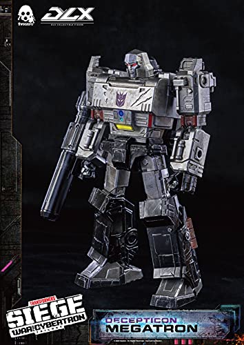 ThreeZero- Hasbro x Presenta Megatron Transformers: War For Cybertron Trilogy DLX Collectible Series, Multicolor (3Z0203)