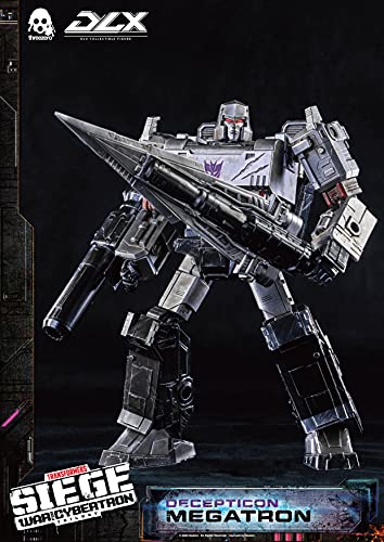 ThreeZero- Hasbro x Presenta Megatron Transformers: War For Cybertron Trilogy DLX Collectible Series, Multicolor (3Z0203)