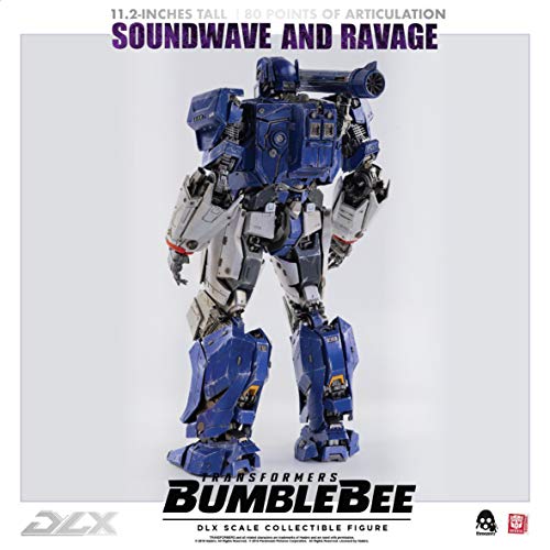 ThreeZero Transformers Bumblebee: Soundwave Deluxe Figura Coleccionable, Multicolor