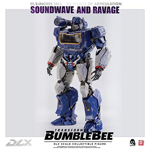 ThreeZero Transformers Bumblebee: Soundwave Deluxe Figura Coleccionable, Multicolor