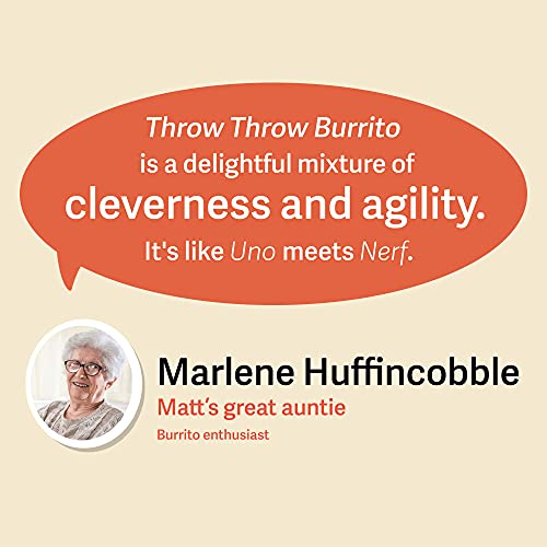 Throw Throw Burrito by Exploding Kittens - A Dodgeball Card Game - Family-Friendly Party Games - Card Games for Adults, Teens & Kids - Juego de cartas en Inglés