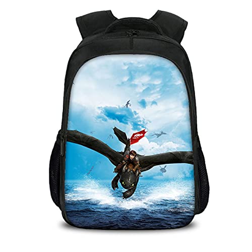 tianluo Mochilas Mochila Con Impresión 3d Cómo Entrenar A Tu Dragón El Mundo Oculto Bolso Escolar Increíble Mochila De Papelería De Acción Para Niños Regalo Para Niños