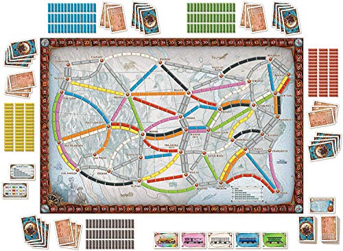 Ticket to Ride Europe. Juego de mesa de estrategia sobre ferrocarriles (en inglés)