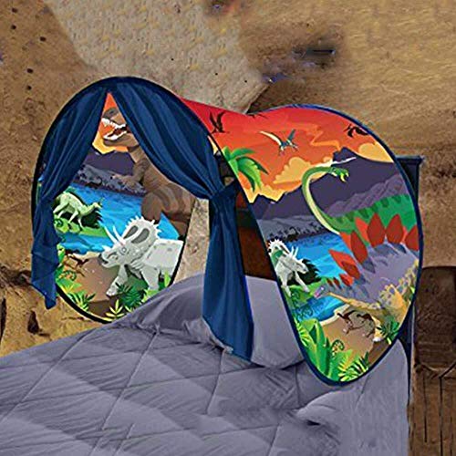 Tiendas infantiles Juego de los niños surge la tienda Sueño Carpa Cama con luz, cubierta plegable castillo de la princesa Príncipe Playhouse for Niños Niñas Diversión Juegos, regalos de cumpleaños, Di