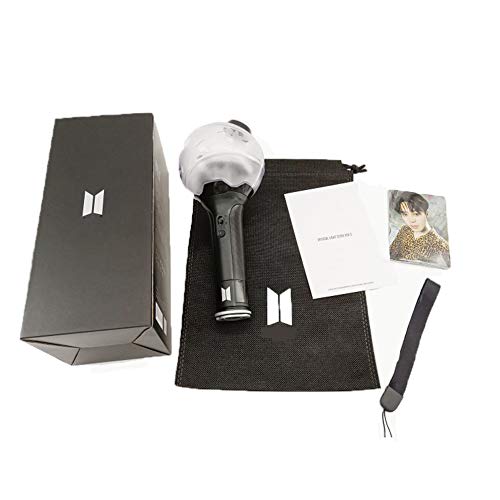 TISESIT LIGHT KPOP BTS Bangtan Boys Lámpara de Soporte Lámpara de Mano Palillo de luz A.R.M.Y Regalo BTS Bangtan Boys Army Bomb Palillo de luz Ver.3 Lámpara de Concierto Limitada