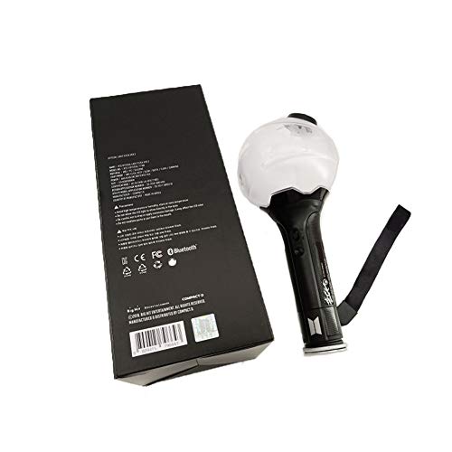 TISESIT LIGHT KPOP BTS Bangtan Boys Lámpara de Soporte Lámpara de Mano Palillo de luz A.R.M.Y Regalo BTS Bangtan Boys Army Bomb Palillo de luz Ver.3 Lámpara de Concierto Limitada