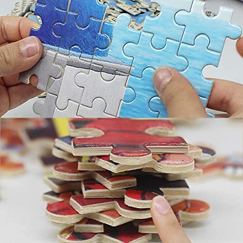 Tollk Lesse Habla Menos Rompecabezas 1000 Piezas Puzzle, Juego de 1000 Piezas Rompecabezas para Adultos, patrón de Colores (70x50 cm), para Adultos y niños de 14 años.