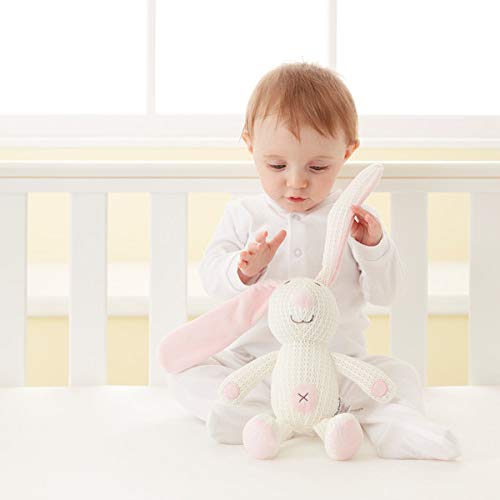 Tommee Tippee Peluche Hipoalergénico para Bébés, Juguete con Tejido Transpirable, Betty el Conejo, Rosa y Blanco