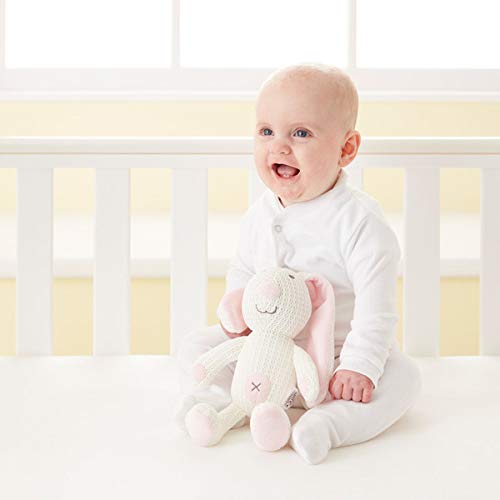 Tommee Tippee Peluche Hipoalergénico para Bébés, Juguete con Tejido Transpirable, Betty el Conejo, Rosa y Blanco