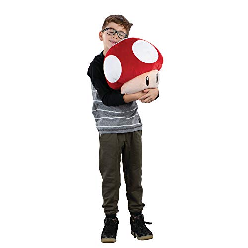 TOMY Club Mocchi Mocchi Nintendo Mario Kart - Peluche de Gorra roja de Mario, 40 cm, T12961, Grande, para niños y Adultos, Regalo de cumpleaños Ideal para Fans de Mario