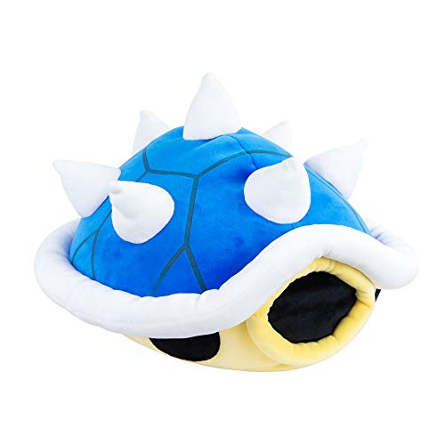 Tomy Mario kart-peluche mochi caparazón azul 40 cm 1, t12956 , color/modelo surtido