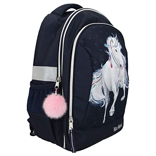 TOP MODEL Miss Melody Mochila de Escolar, Mochila Tipo Casual, 40 cm, 22 litros, Azul