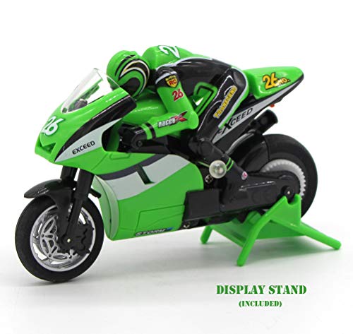 Top Race El control remoto RC de 4 canales Moto va en 2 ruedas con giroscopio incorporado, escala 1: 20, carga USB. TR-M29G