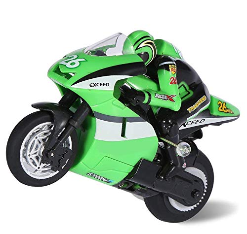 Top Race El control remoto RC de 4 canales Moto va en 2 ruedas con giroscopio incorporado, escala 1: 20, carga USB. TR-M29G